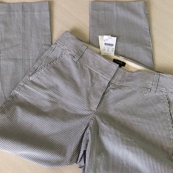 J. Crew Pants - New JCrew seersucker pants